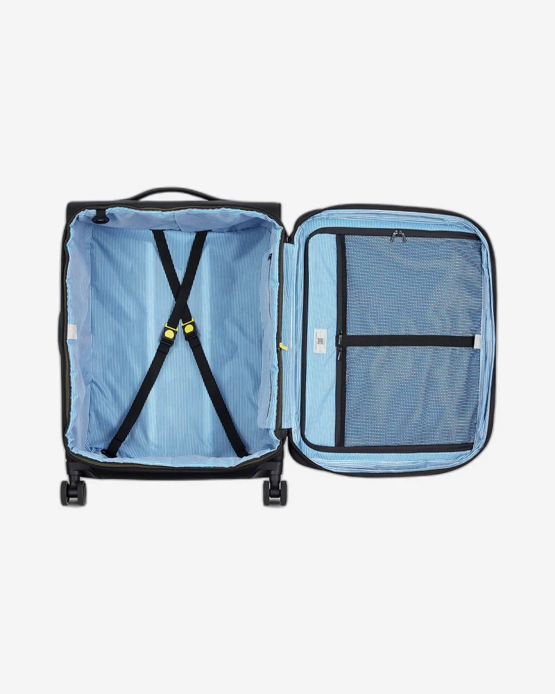 DELSEY Paris  montmartre 3.0, 70 cm 4 double wheeled expandable check-in trolley case - black  | Best Price UAE
